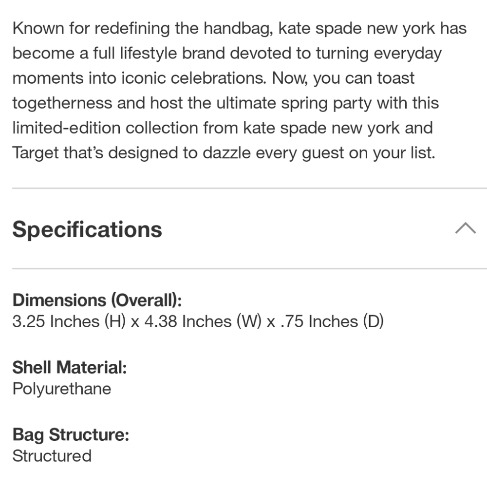 Kate Spade x Target Mini Crossbody Bag - Picture 7 of 9